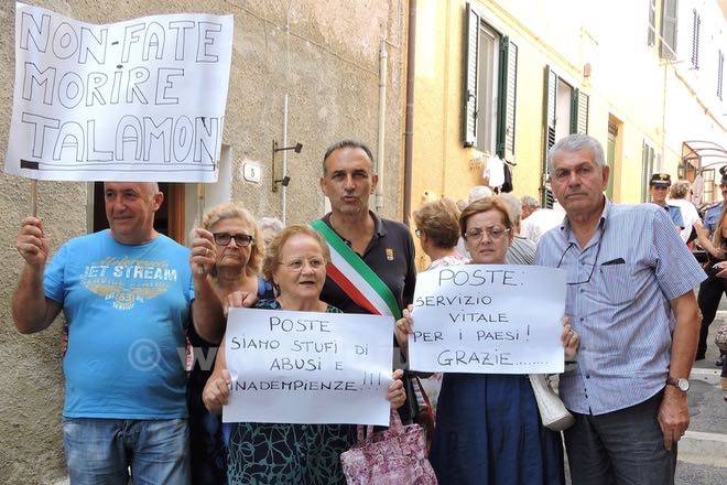Protesta Poste Talamone 2015