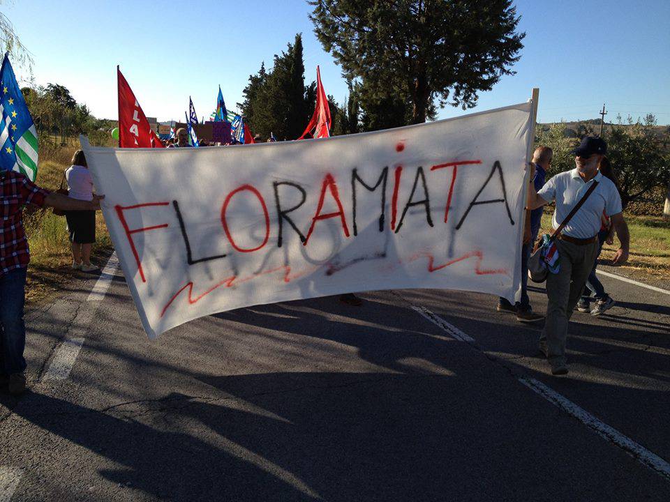 Floramiata protesta