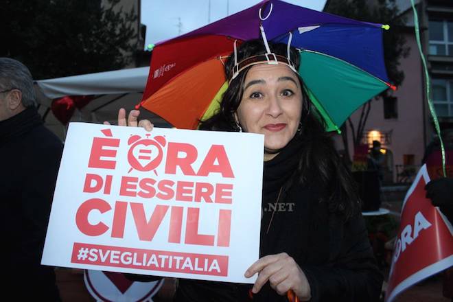 Manifestazione #svegliatiItalia Unioni Civili