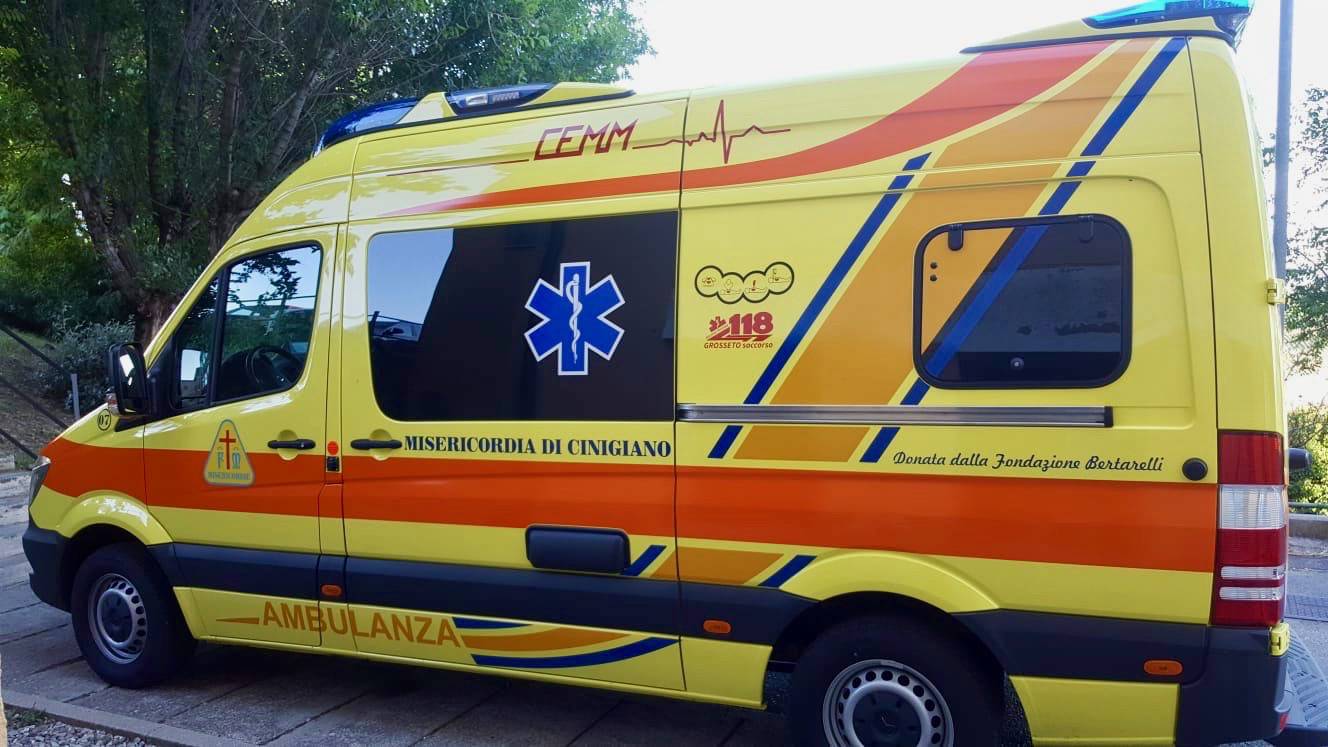 nuova ambulanza misericordia Cinigiano