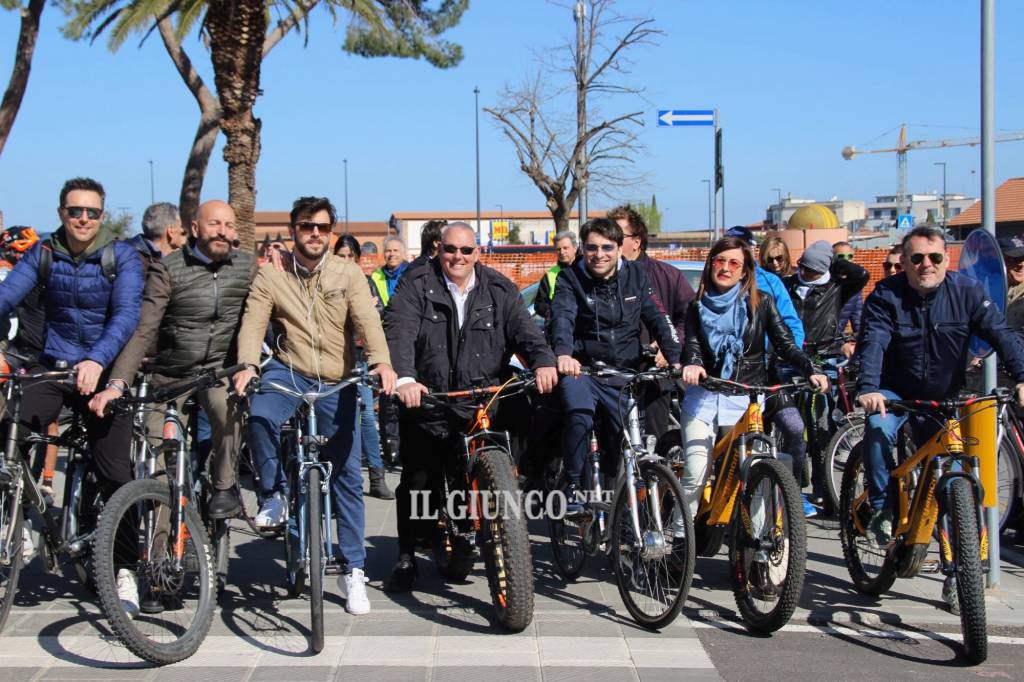 Partenza in bicicletta per ciclabile 2019 