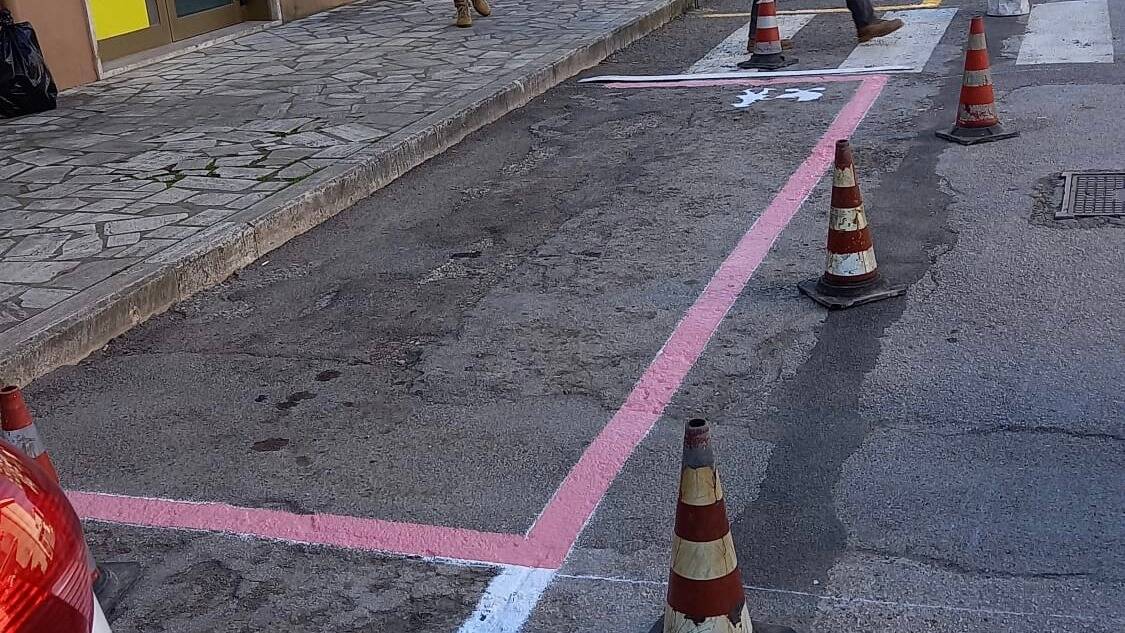 Parcheggio rosa Roccastrada