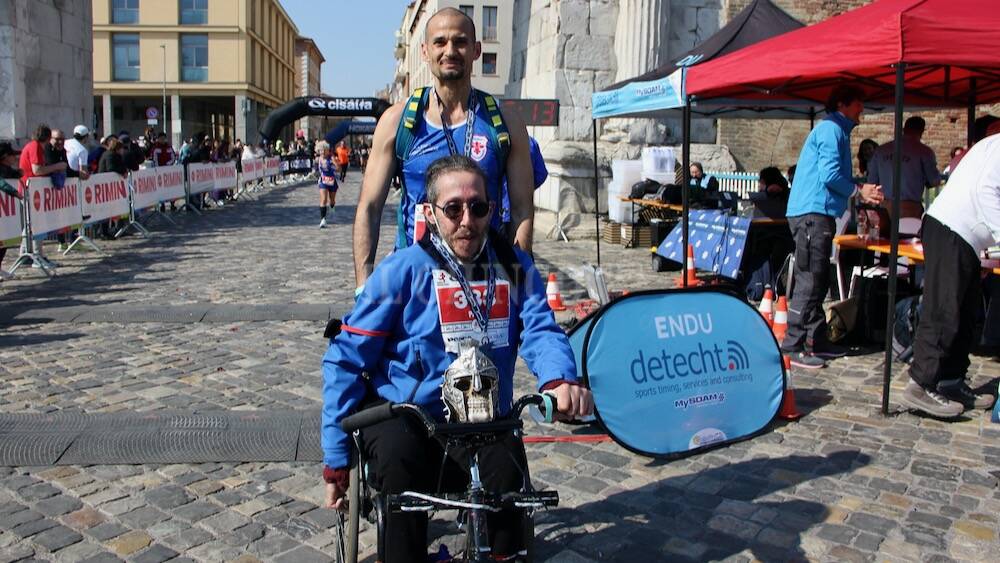 Paco Petrelli alla Rimini Marathon 2022