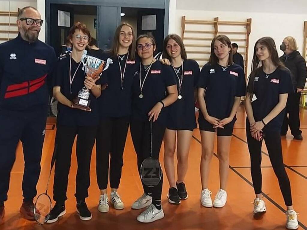 Badminton Allieve Fossombroni campionesse regionali