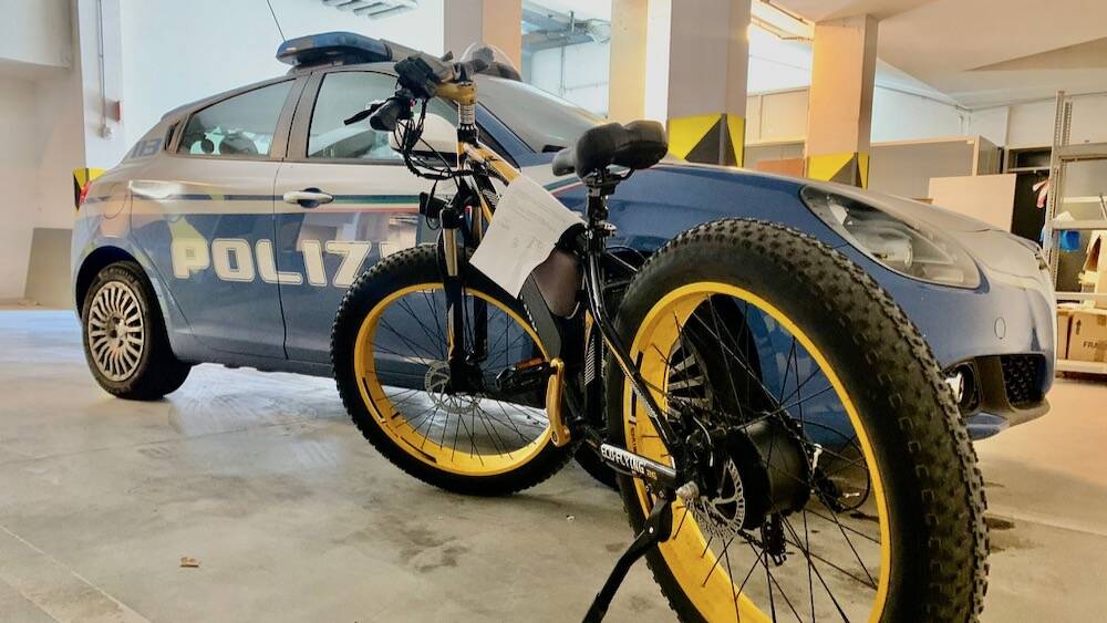 Polizia bici elettrica
